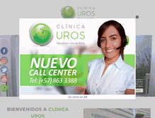 Tablet Screenshot of clinicauros.com